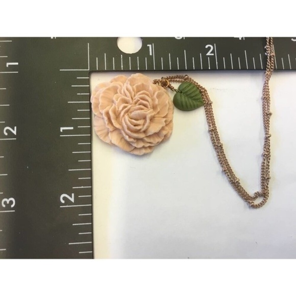 Peony Pendant Necklace - Picture 2 of 4